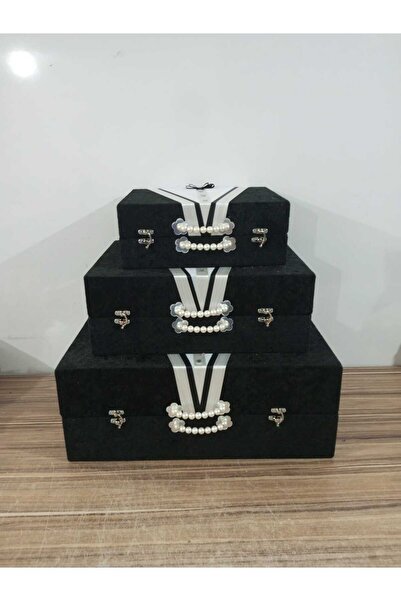 Sonem Çeyiz حقيبة سفر للعروس والعريس مكونة من 3 قطع - المهر 0129