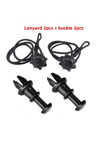 Choice 2XClip 2XCord Rear Parcel Shelf Clip For Audi A3 S3 8v Seat Altea Ibiz...