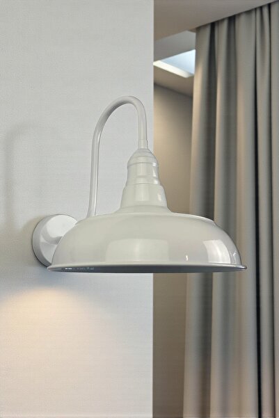 Bamyum Luxen Beyaz Metal Aplik Mutfak İç Mekan Salon Cafe Ofis Pastane Modern...