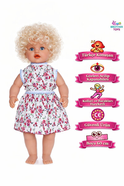 Brother Toys Büyük Boy Türkçe Konuşan Defne Bebek Et Bebek Gövde Ve Bacaklar ...
