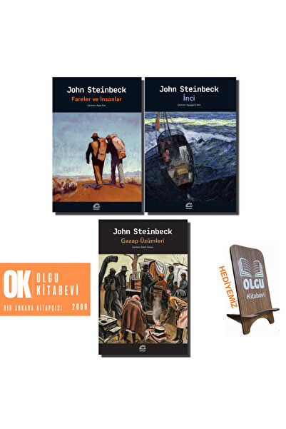 İletişim Yayınları Fareler Ve İnsanlar - İnci - Gazap Üzümleri (John Steinbec...
