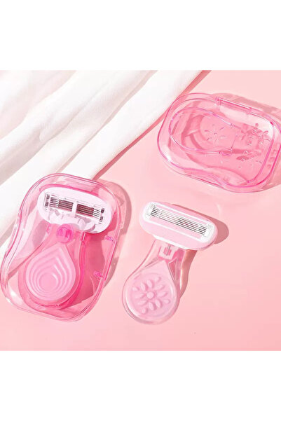 Choice ماكينة حلاقة نسائية محمولة بمقبض واحد وشفرة واحدة، مثالية للسفر، لحلاق...