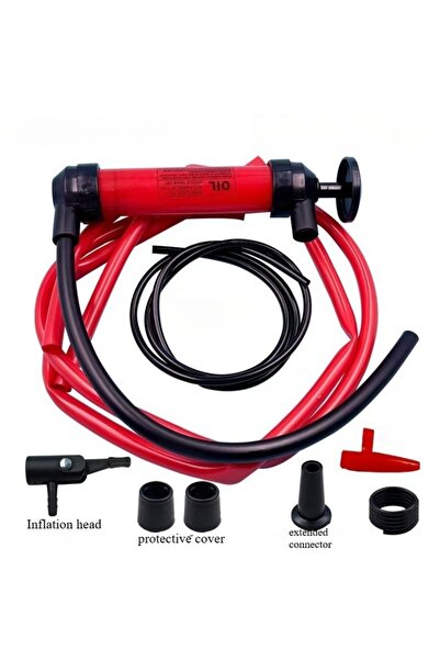 Choice ملحقات مضخة حمراء، مضخة نقل سوائل متعددة المركبات - أداة شفط يدوية للس...