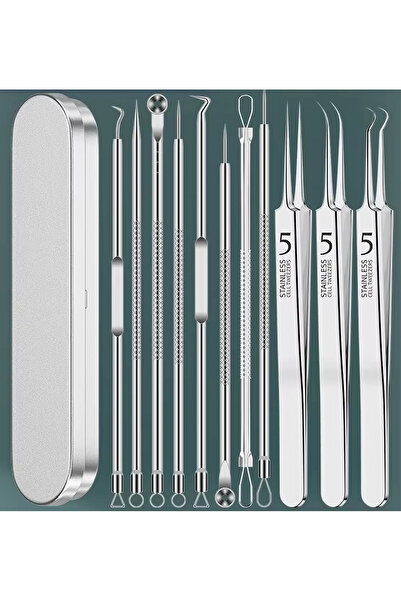 Choice مجموعة إبر إزالة الرؤوس السوداء وحب الشباب (11 قطعة) - إبر تنظيف عميق ...