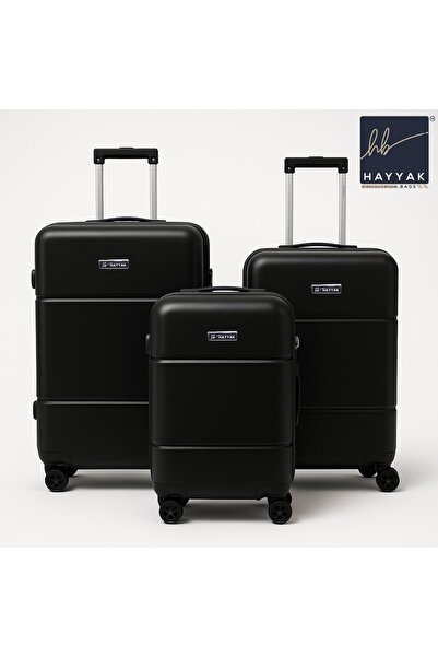 Hayyak مجموعة من 3 حقائب سفر صلبة مع حقيبة سفر محمولة وحقيبة سفر مسجلة مع قفل...