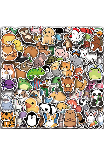Choice 100pcs-240 100pcs Cartoon Animal Illustration Graffiti Stickers Guitar...