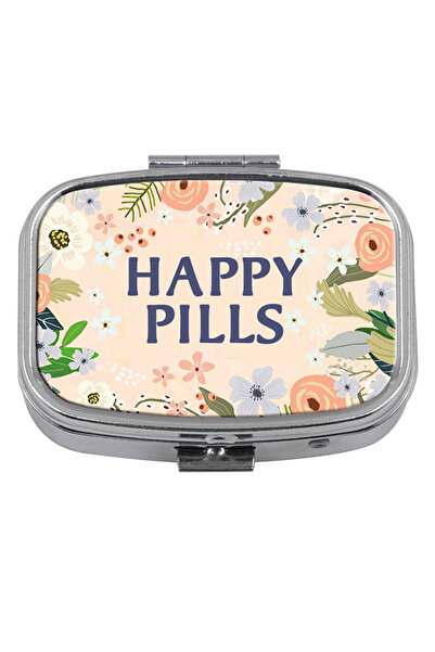 Choice علبتان من حبوب "تشيل بيلز" مزينتان بالزهور، علبة فرعية محكمة الإغلاق، ...