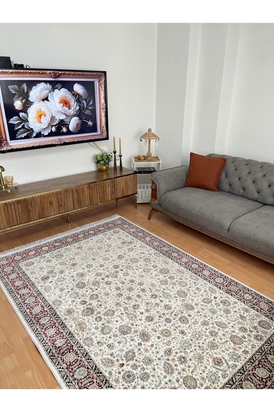 Home HANZADE, OSMANLI MELODİ İPEKSİ YÜN TUŞELİ TRİKO AKRİLİK SARAYLI OTURMA O...