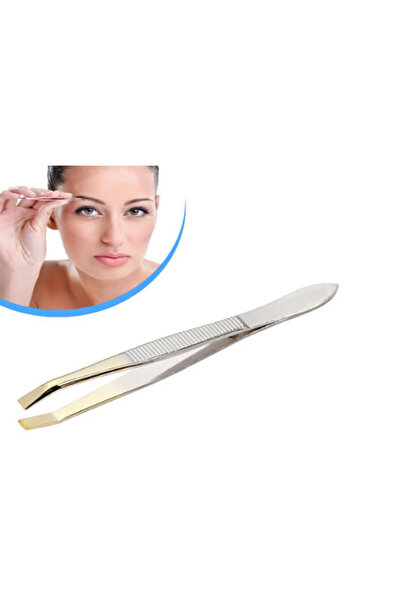 Ru Collective ملاقط ستانلس بطرف ذهبي