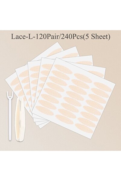 Choice 1 lace-l 240PCs 240Pcs Double Fold Eyelid Tape Sticker Lace Nature Cle...