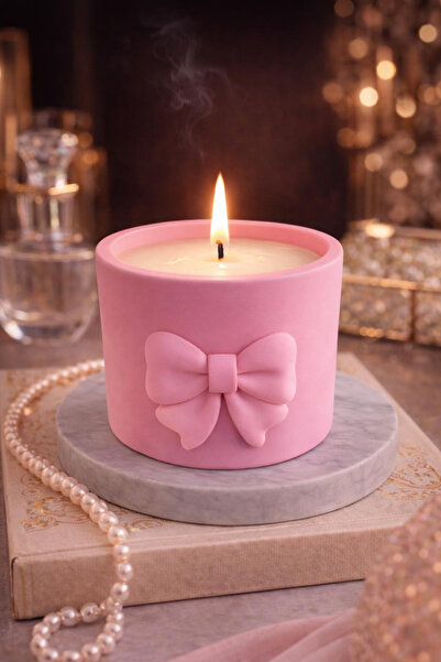 Lumira Candle KirazÇiçeğiKokuluBetonMum-EvYapımıDekoratif&HediyelikMum