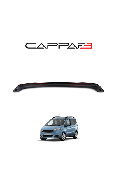 Cappafe Ford Courier Arka Tampon Eşiği Koruma (Abs) Mat Siyah 2014 Ve Sonrası