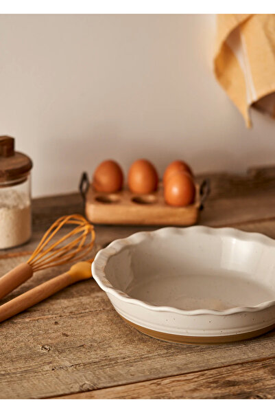 Bella Maison Margot Stoneware Baking Dish White (25.7X6.3 cm)