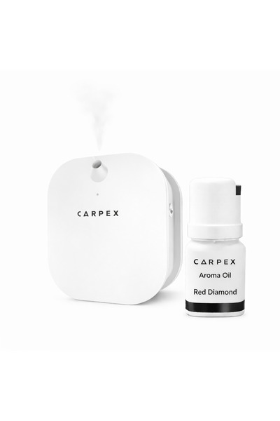 Carpex Micro Koku Makinesi Beyaz + 50 ml Aroma Oil Koku Kartuşu Hediyeli