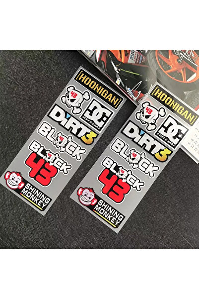 Choice 2 SHEET A Reflective Motorcycle Side Strip Bike Helmet Stickers Car St...