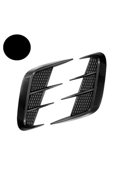 Choice ملصق جانبي للسيارة من ألياف الكربون متعددة الوظائف باللون الأسود، بتصم...