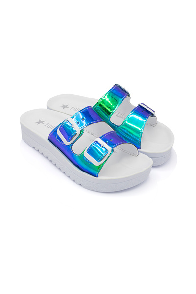 Twigy Lena Γυναικείες Παντόφλες Τιρκουάζ 36/40