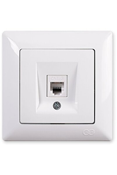 Günsan Vi̇sage White Numerical Telephone Socket
