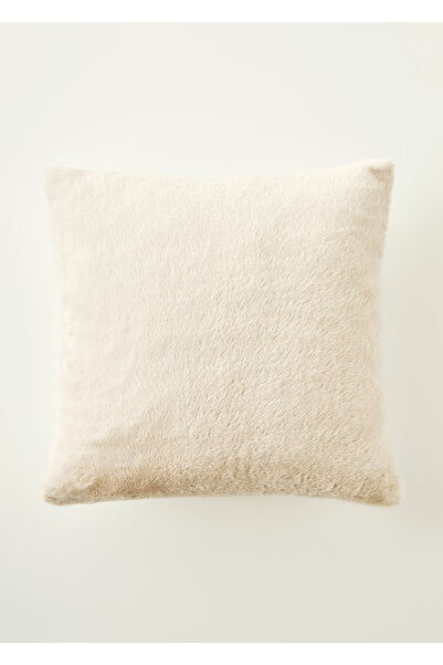 Bella Maison Tina Rabbit Peluş Dekoratif Yastık Kılıfı Bej (43x43 cm)