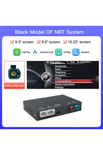 Choice NBT Wireless CarPlay Android AUTO For BMW NBT CIC System For BMW 5 Ser...