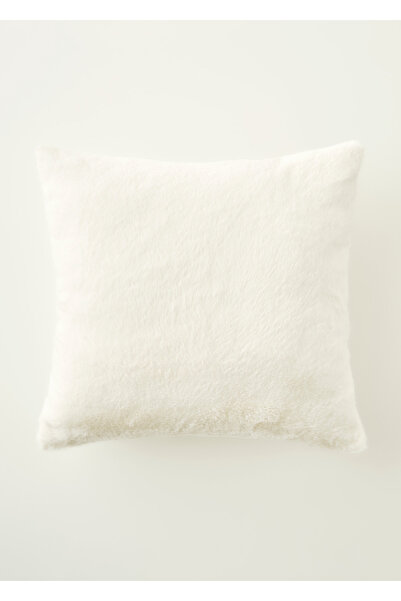 Bella Maison Tina Rabbit Peluş Dekoratif Yastık Kılıfı Beyaz (43x43 cm)