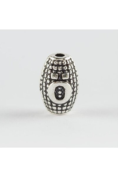 ZERO LAND Nrzsnt 8 mm Harpa Cut Metal Letter Metal Prayer Beads (130330) Lett...