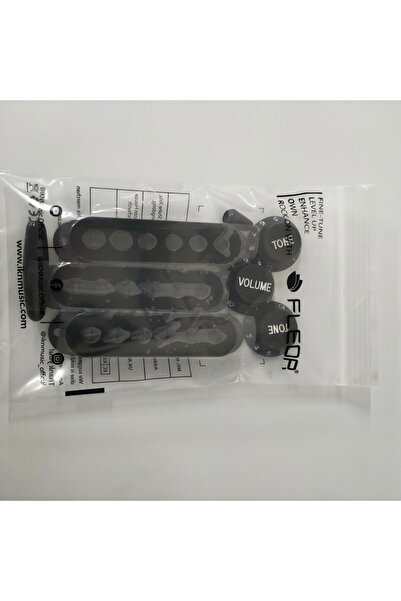 Choice Black Set FLEOR Set of 50/50/52mm ST Single Coil Guitar Pickup Cover 2...