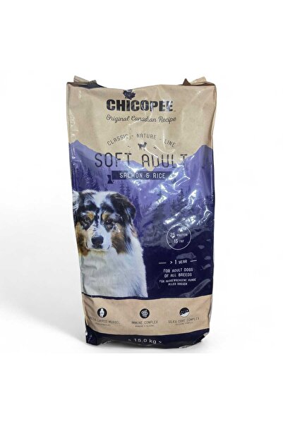 Chicopee Hrana pentru caini cu somon și orez 15kg