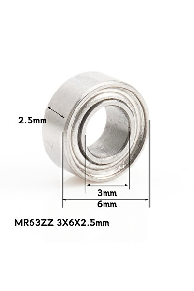 Choice MR63ZZ 3x6x2.5 10 قطع، قطر داخلي 3 مم، MR63ZZ MR83ZZ 683ZZ 693ZZ 623ZZ...