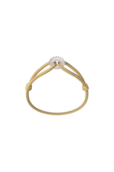 Wecord London Rose Soho Pavé Cord Bracelet