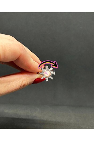 FY Ticaret Gümüş Gri Renkli Güneş Çelik Stres Yüzüğü