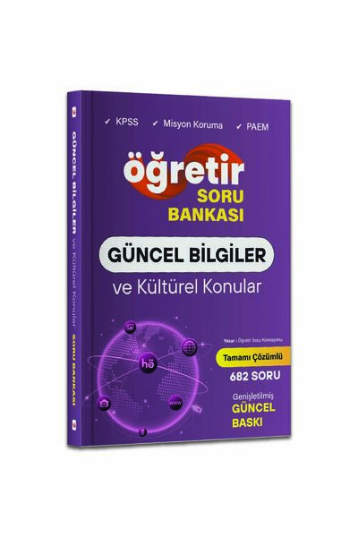 hukuk öğretir 2026 KPSS Güncel Bilgiler ve Kültürel Konular SORU BANKASI - Mi...
