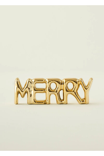 Bella Maison Merry Dekoratif Obje Gold (18x2x6 cm)