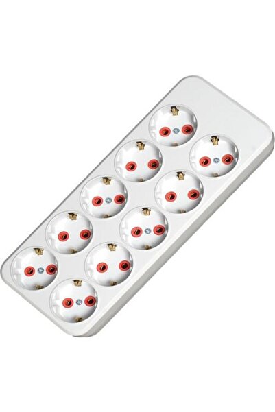Mutlusan 10 Lu Topraklı Grup Priz Klemensli