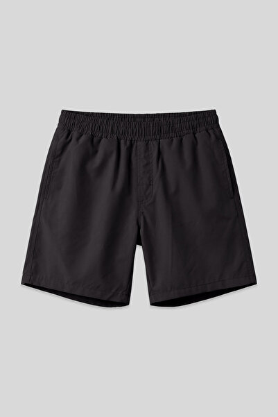 TOMMY LIFE Ανδρικό μαύρο σορτς κολύμβησης Quick Dry - 81237