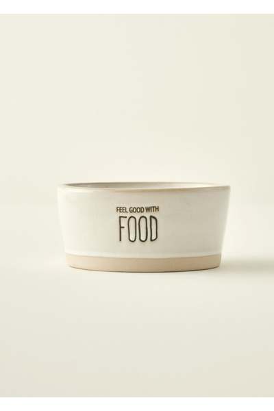 Bella Maison Bol din gresie Bohemia alb (550 cc)