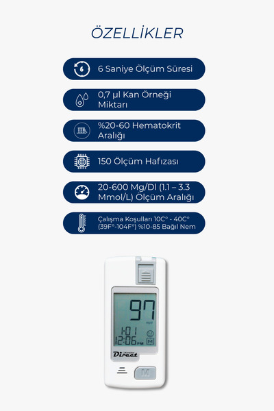 Okmeter Direct Şeker Cihazı