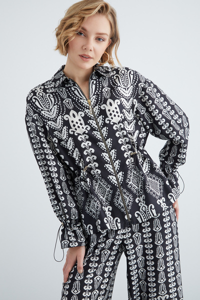 kı.we Önü Fermuarlı Pijama Takımı