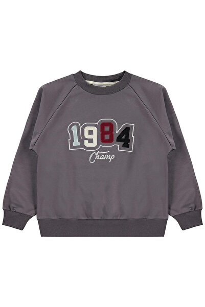 Mışıl Set trening brodat pentru copii 1984, 10-13 ani - Gri 10-11 ani