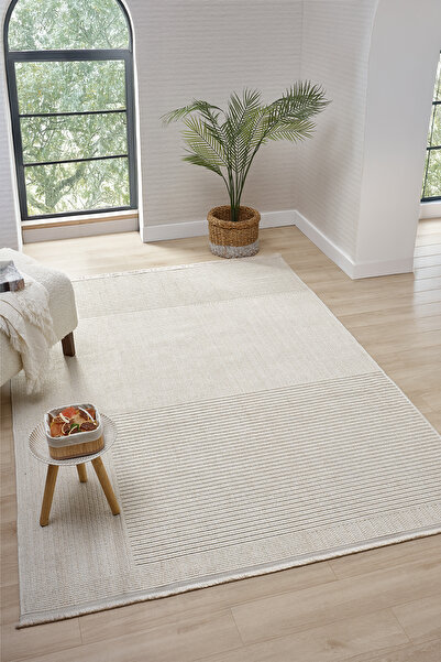 Mariesse Home Lara İskandinav Dokuma Bukleli Modern Salon Halısı Mutfak Halıs...