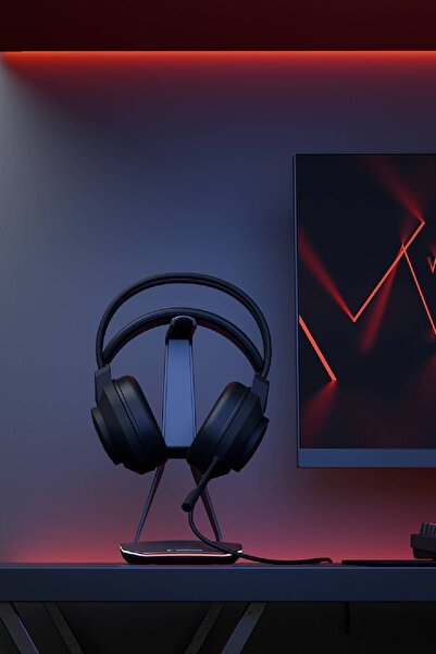 Rampage Kipchak Gaming Mikrofonlu Oyuncu Kulaklığı Siyah RGB Led 7.1 RM-K55