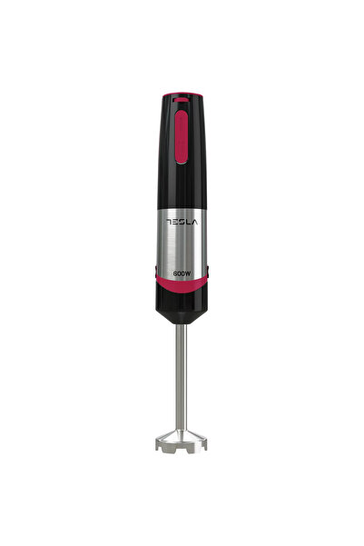 TESLA Blender de mana Tesla HB300BX, 600W, 2 viteze (Negru/Rosu/Inox)