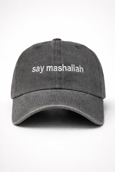 CAP BROS SAY MASHALLAH (MAŞALLAH DE) NAKIŞLI ESKİTME KEP ŞAPKA