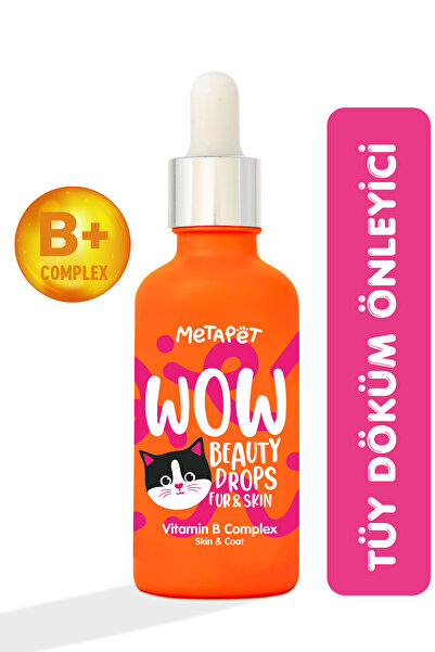 Metapet Tüy Döken Kedilere - Biotin Sağlığı Damlası, Dökülmesi Engelleyici Ön...