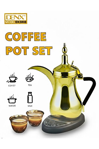 Generic ماكينة تحضير القهوة العربية والتركية الكهربائية من دينكس، دلة، إبريق ...