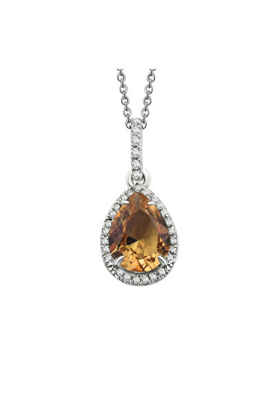 Ariş Zultanit (Diaspore) Damla Kesim Pırlanta Kolye