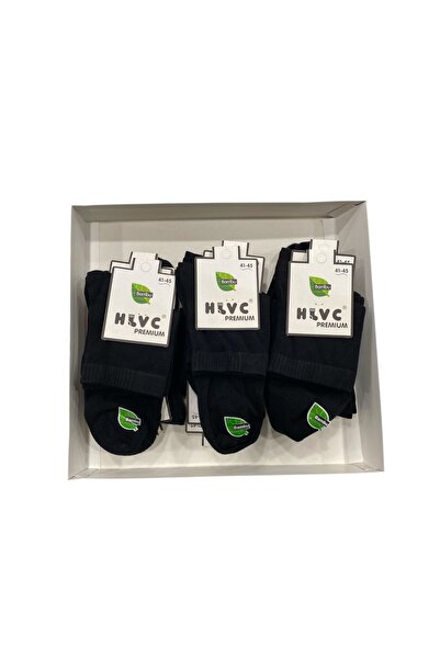 HLVC Erkek Bambu Konç Patik (6`LI)