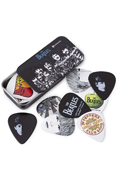 Genel Markalar PlanetWaves 1CAB4-15BT3 Beatles Pena 15 Adet Pick Tin-Sct Peppers