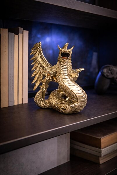 Nun Studio BÜYÜK EJDERHA BİBLO ALTIN