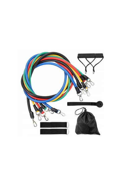 OEM Sistem de Antrenament Fitness, Set Benzi Elastice Extensibile din Latex p...